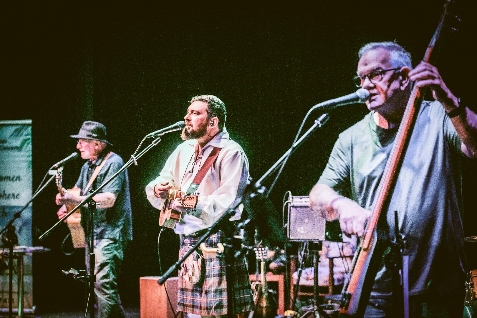 The Stovies performing live